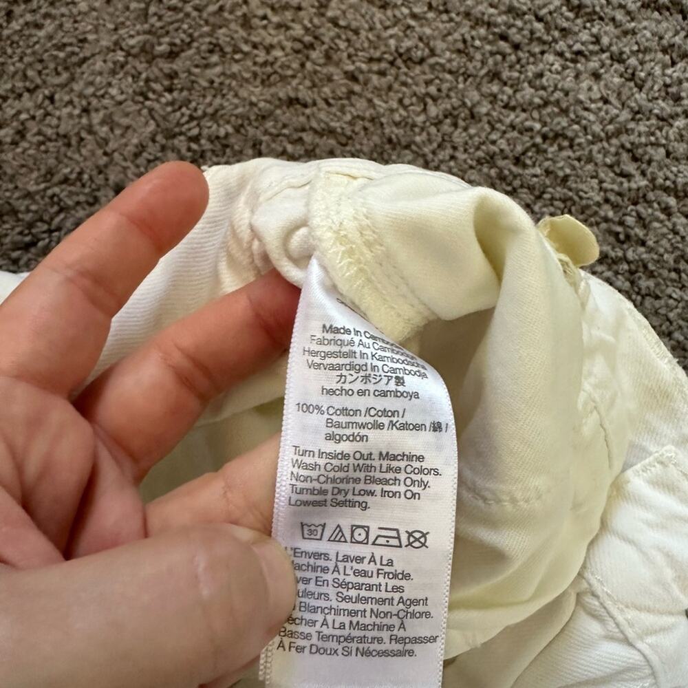 Madewell White Harlow Wide Leg Jean - Picture 5 of 10